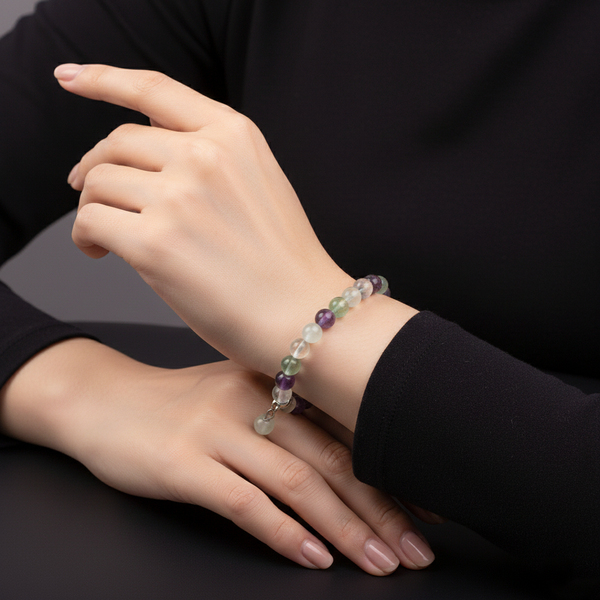 FLORİT TAŞI ELASTİK BİLEKLİK 6 MM