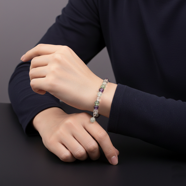 FLORİT TAŞI ELASTİK BİLEKLİK 6 MM