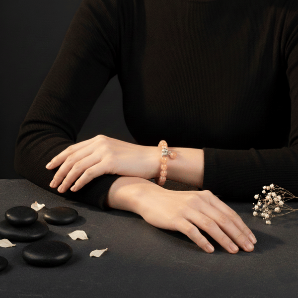 GÜNEŞ TAŞI ELASTİK BİLEKLİK 6 MM