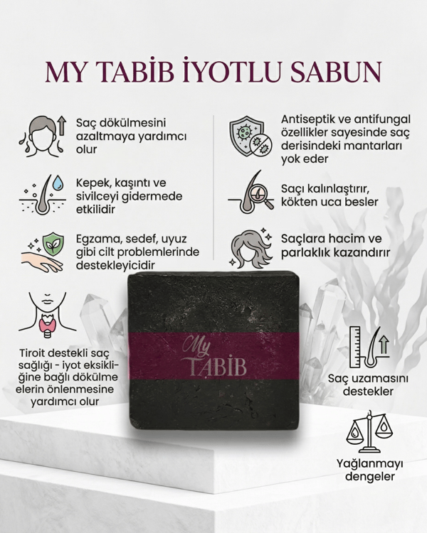 İYOTLU SABUN-EGZAMA-SEDEF-SİVİLVE-KEPEK-KAŞINTI-YAĞLI CİLTLER