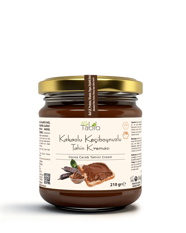 KEÇİBOYNUZU TAHİN KREMASI-KAKAOLU 210 GR
