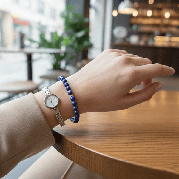 LAPİS LAZULİ TAŞI ELASTİK BİLEKLİK 8MM