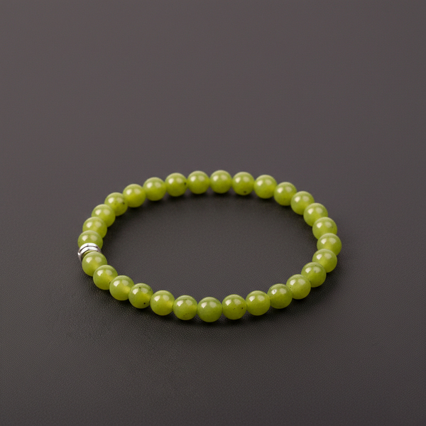 YEŞİM TAŞI ELASTİK BİLEKLİK 6 MM