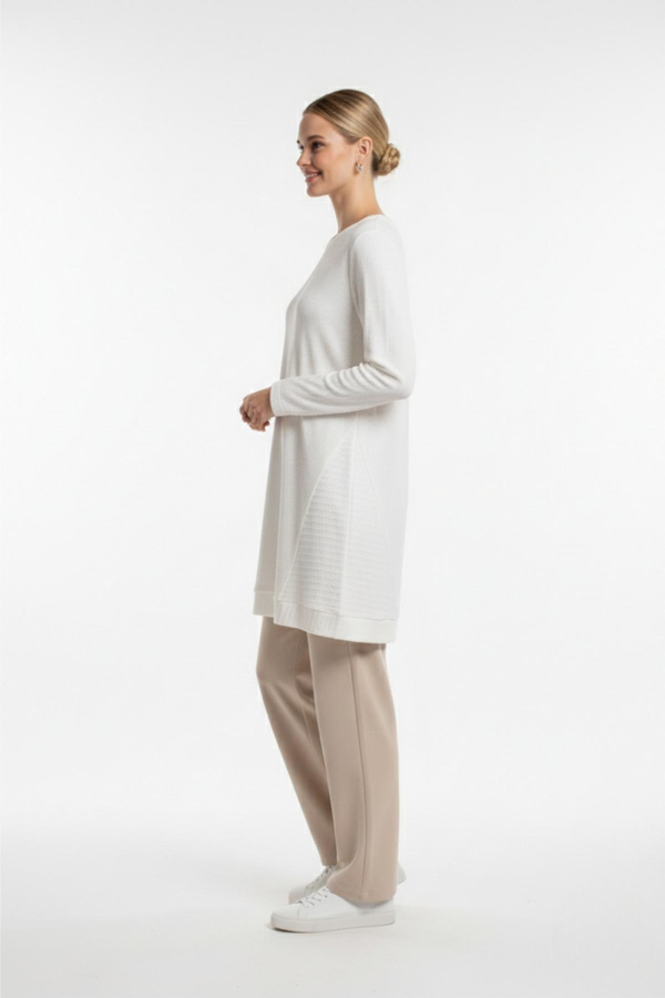 NC1045 Newcarmen Basic Tunik / EKRU