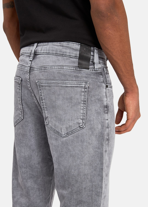 Gabbia Açık Gri Boyfriend Kot Pantolon