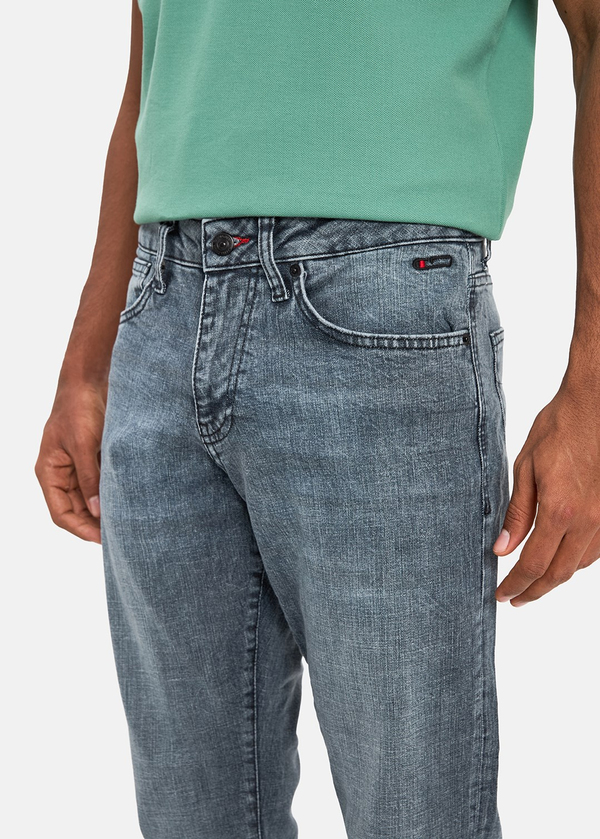 Gabbia Açık Gri Slim Fit Kot Pantolon