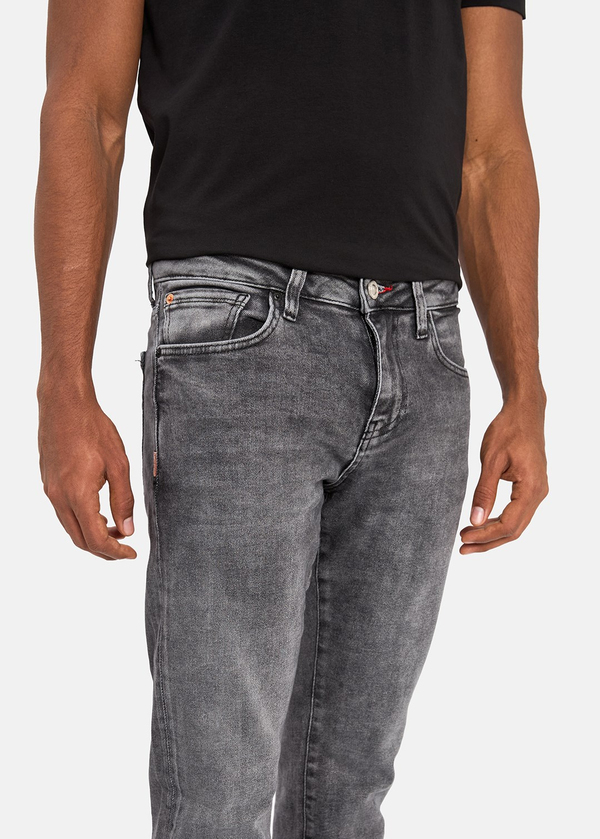 Gabbia Açık Gri Slim Fit Kot Pantolon