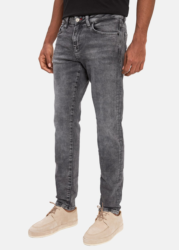 Gabbia Açık Gri Slim Fit Kot Pantolon