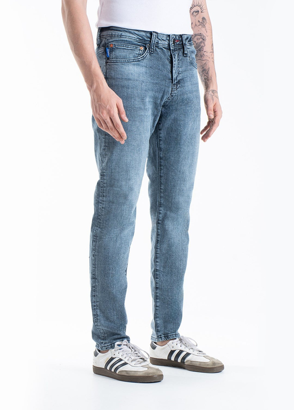 Gabbia Açık Gri Slim Fit Kot Pantolon