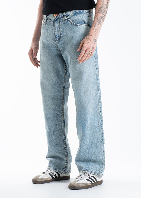 Gabbia Açık Mavi Baggy Kot Pantolon