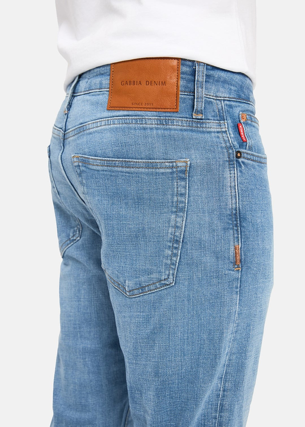 Gabbia Açık Mavi Slim Fit Kot Pantolon