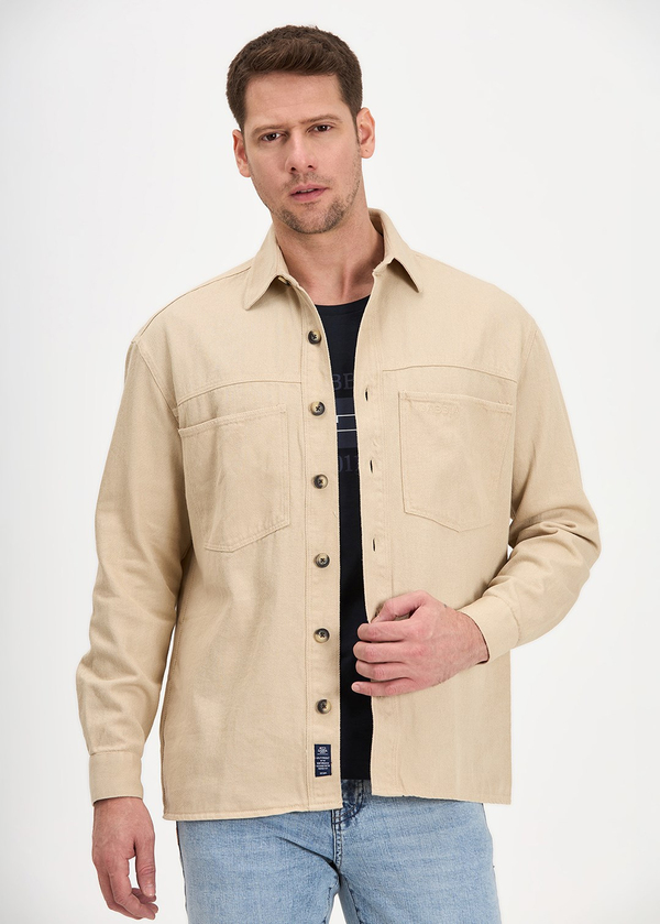Gabbia Bej Classic Fit Ceket