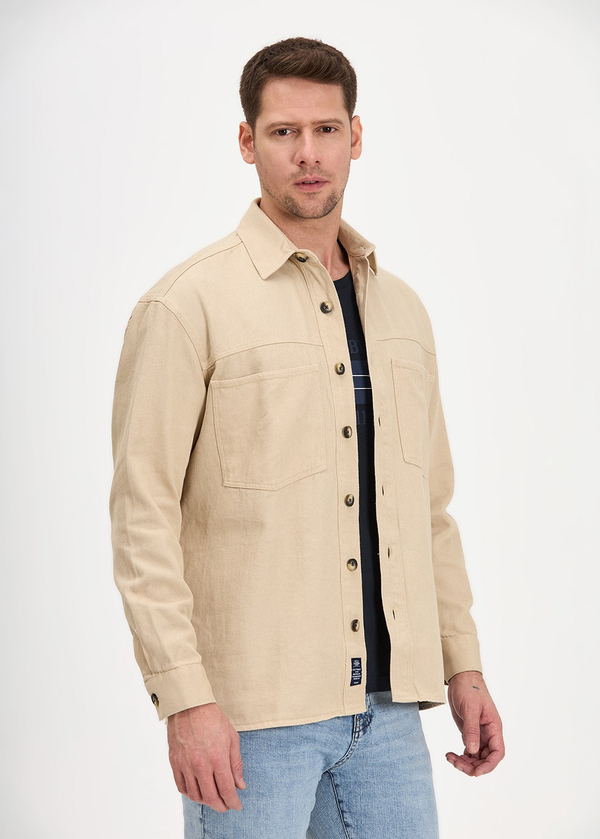 Gabbia Bej Classic Fit Ceket