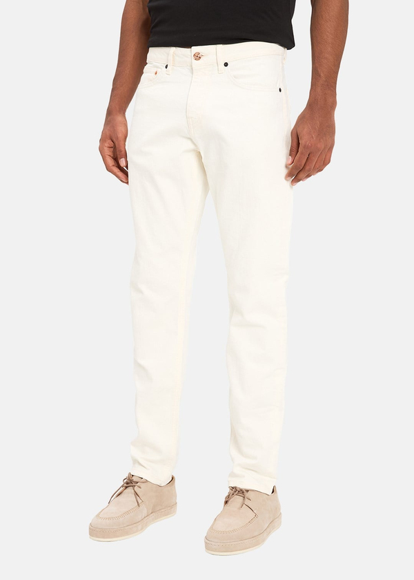Gabbia Bej Slim Fit Kot Pantolon