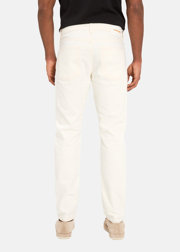 Gabbia Bej Slim Fit Kot Pantolon