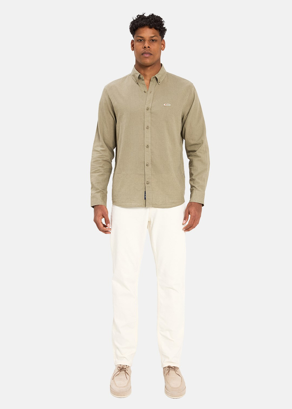 Gabbia Bej Slim Fit Kot Pantolon