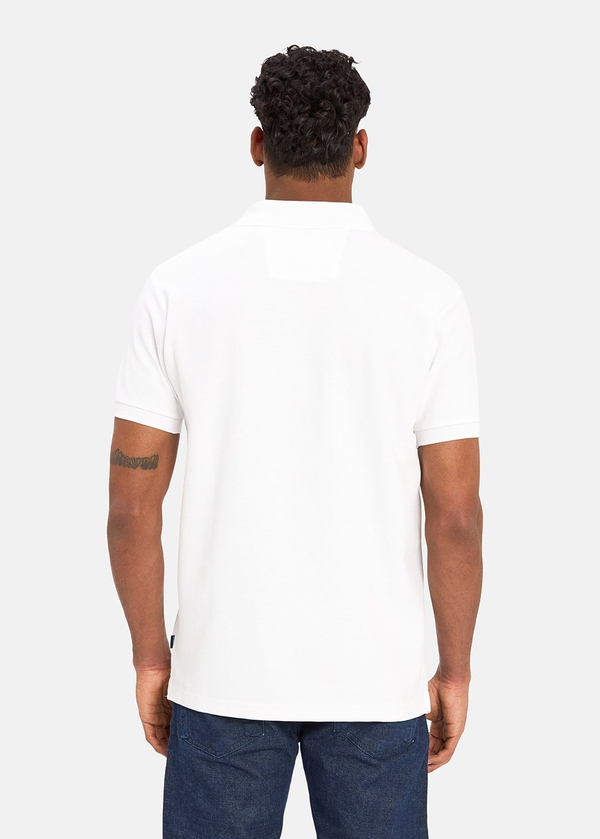 Gabbia Beyaz Classic Fit Polo Yaka T-Shirt