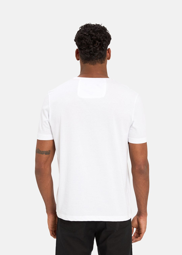 Gabbia Beyaz Regular Fit Baskılı T-Shirt