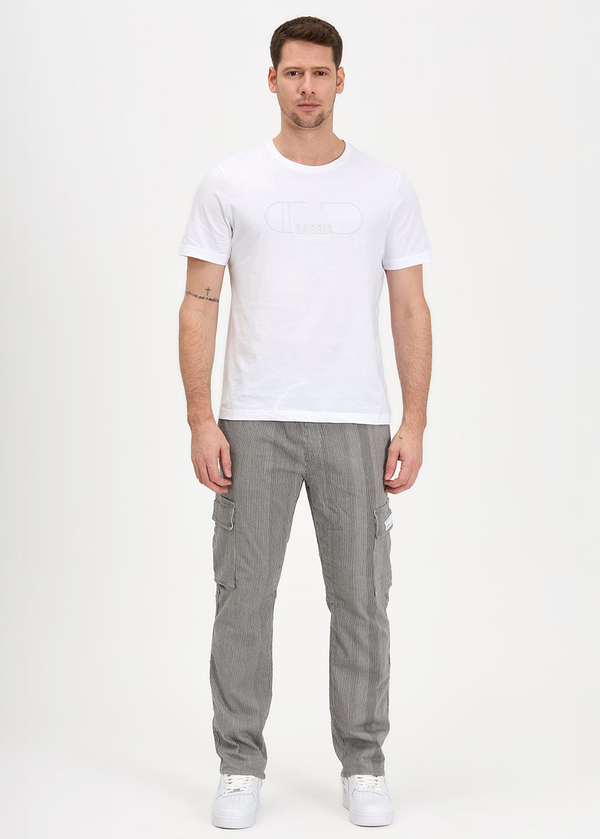 Gabbia Çizgili Regular Fit Kargo Pantolon