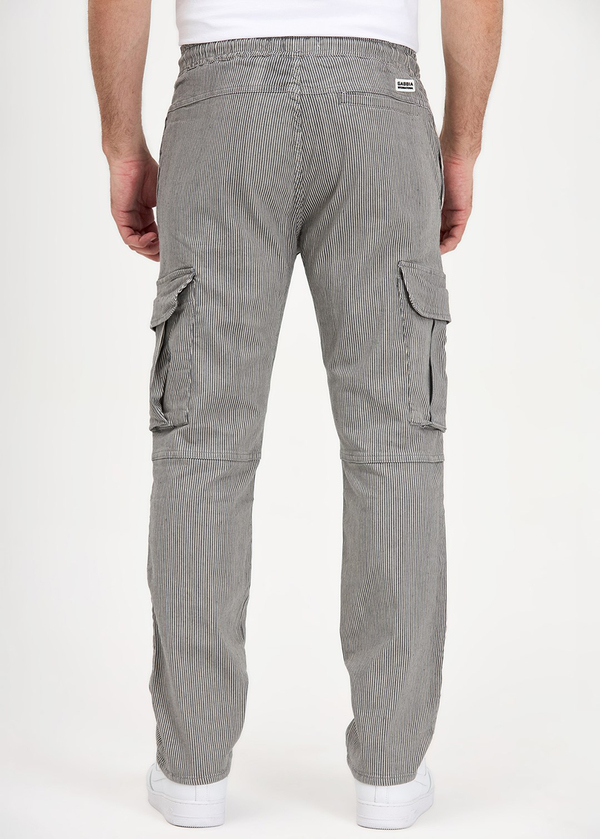 Gabbia Çizgili Regular Fit Kargo Pantolon