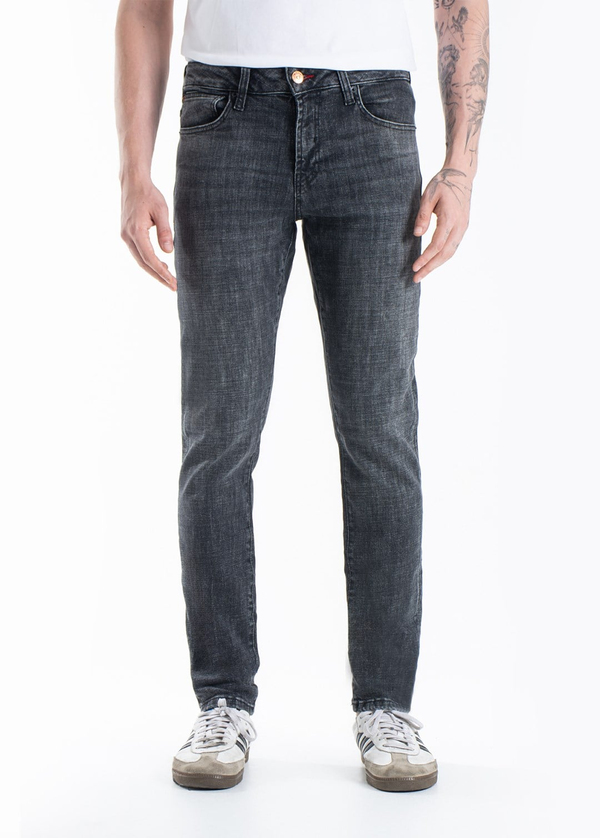Gabbia Gri Slim Fit Kot Pantolon
