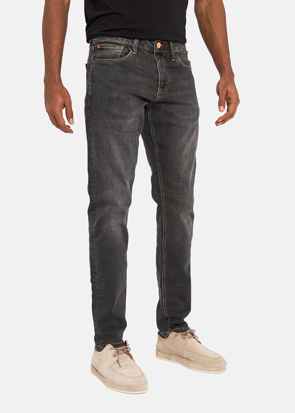 Gabbia Gri Slim Fit Kot Pantolon