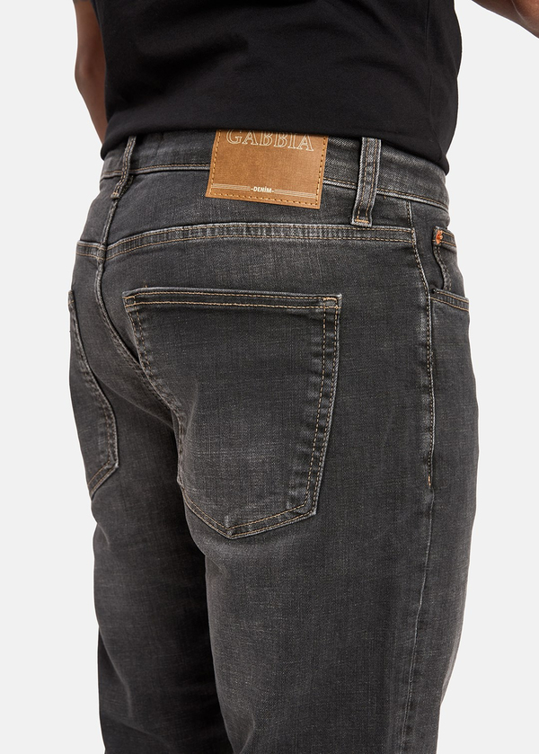Gabbia Gri Slim Fit Kot Pantolon