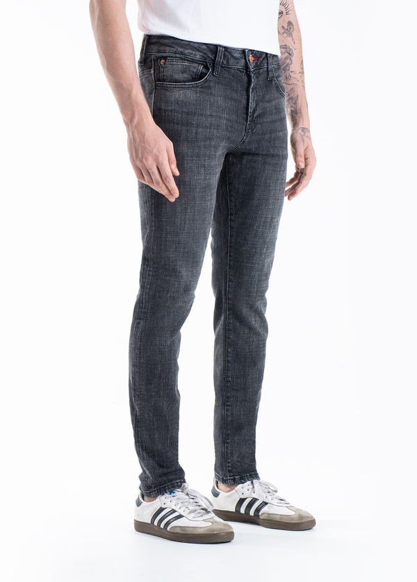 Gabbia Gri Slim Fit Kot Pantolon