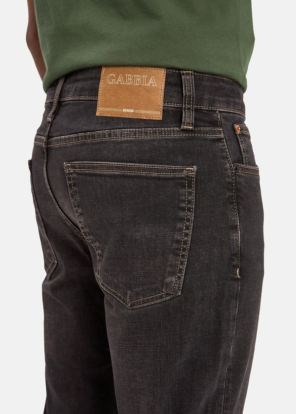 Gabbia Gri Slim Fit Kot Pantolon