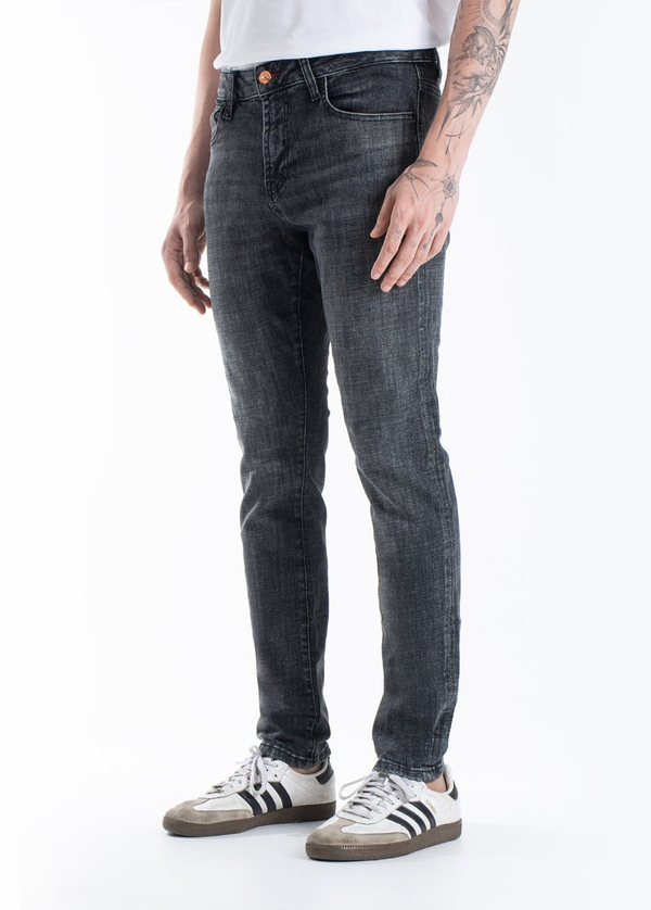 Gabbia Gri Slim Fit Kot Pantolon