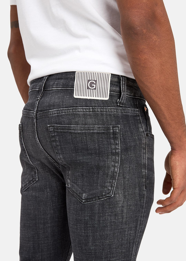 Gabbia Gri Super Slim Fit Kot Pantolon