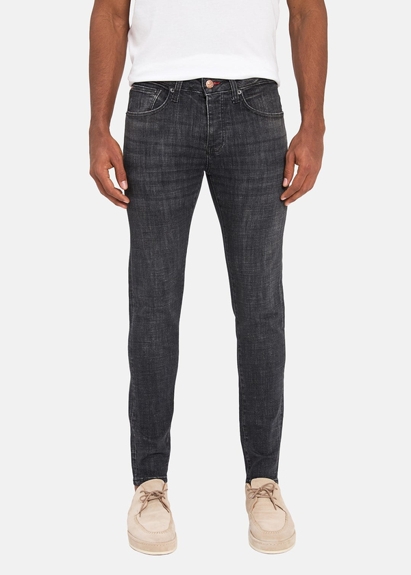 Gabbia Gri Super Slim Fit Kot Pantolon