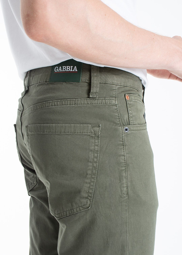 Gabbia Haki Slim Fit Pantolon