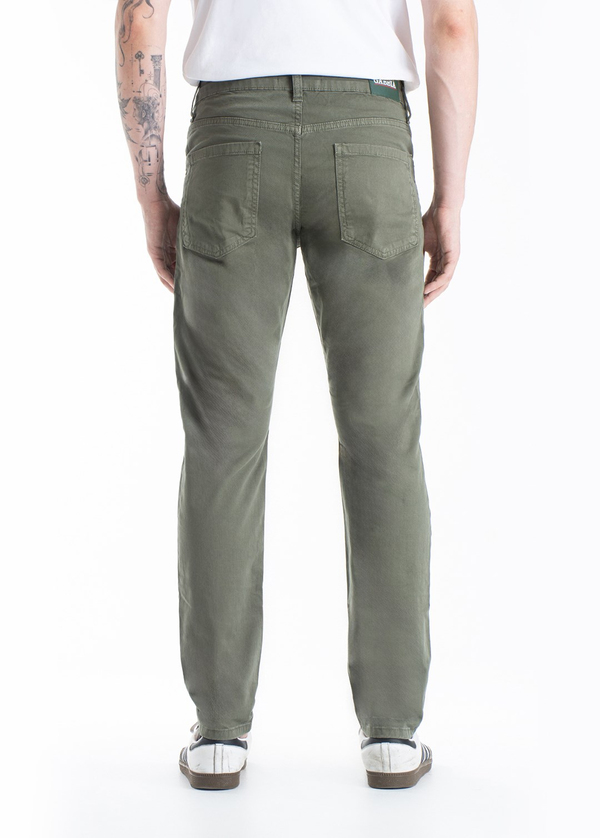 Gabbia Haki Slim Fit Pantolon