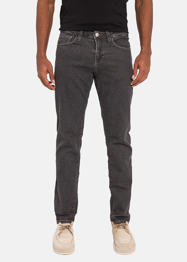 Gabbia Koyu Gri Slim Fit Kot Pantolon