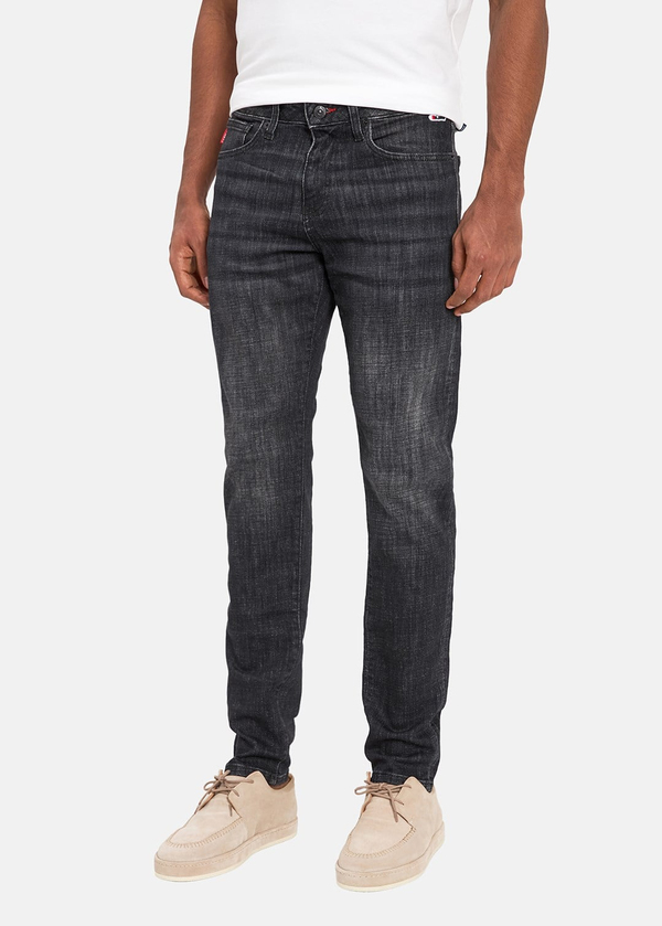 Gabbia Koyu Gri Slim Fit Kot Pantolon
