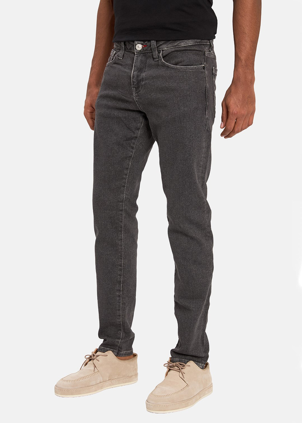 Gabbia Koyu Gri Slim Fit Kot Pantolon