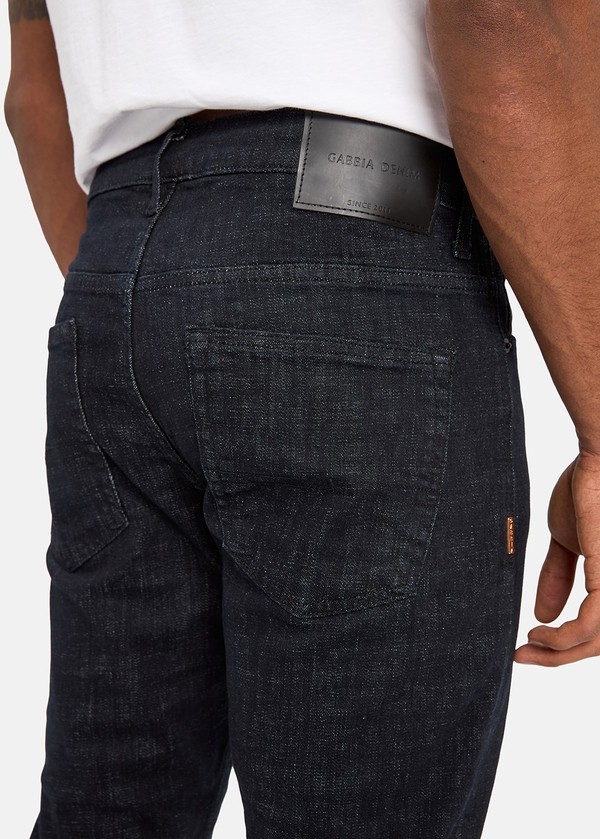 Gabbia Koyu Lacivert Slim Fit Kot Pantolon