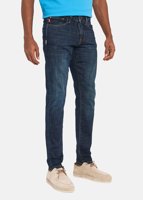 Gabbia Koyu Mavi Slim Fit Kot Pantolon