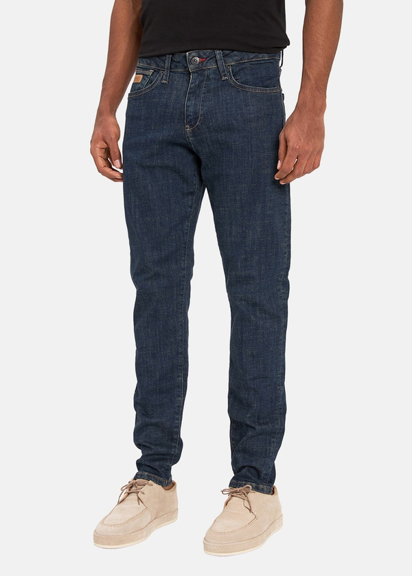 Gabbia Koyu Mavi Slim Fit Kot Pantolon