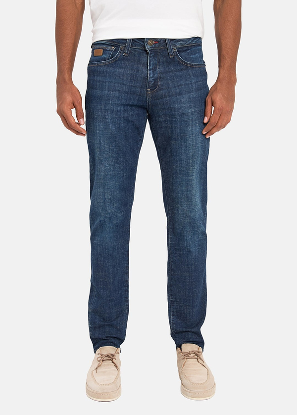 Gabbia Koyu Mavi Slim Fit Kot Pantolon