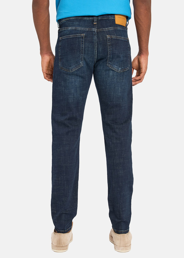 Gabbia Koyu Mavi Slim Fit Kot Pantolon