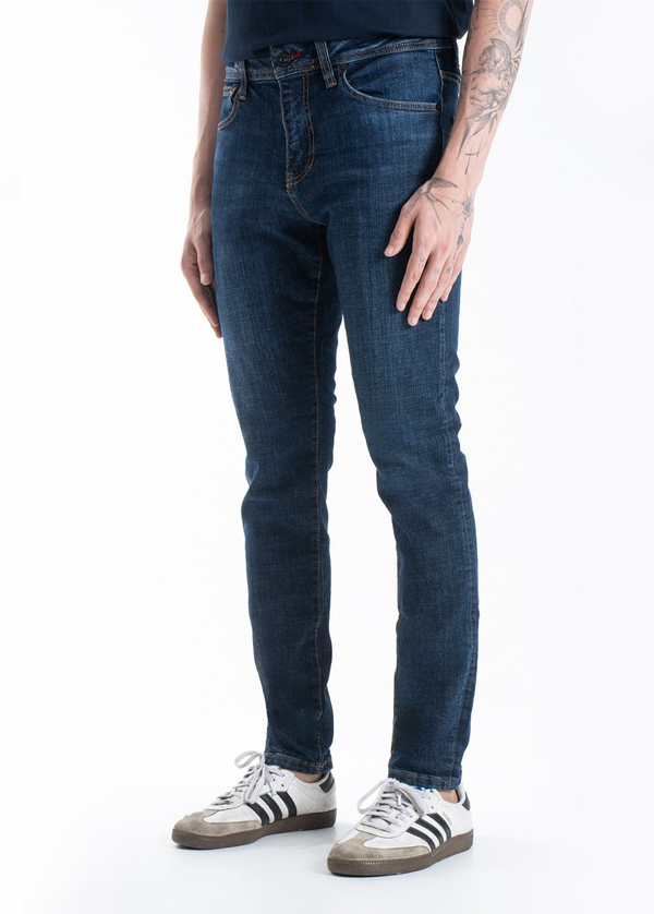 Gabbia Koyu Mavi Slim Fit Kot Pantolon