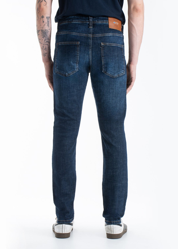 Gabbia Koyu Mavi Slim Fit Kot Pantolon