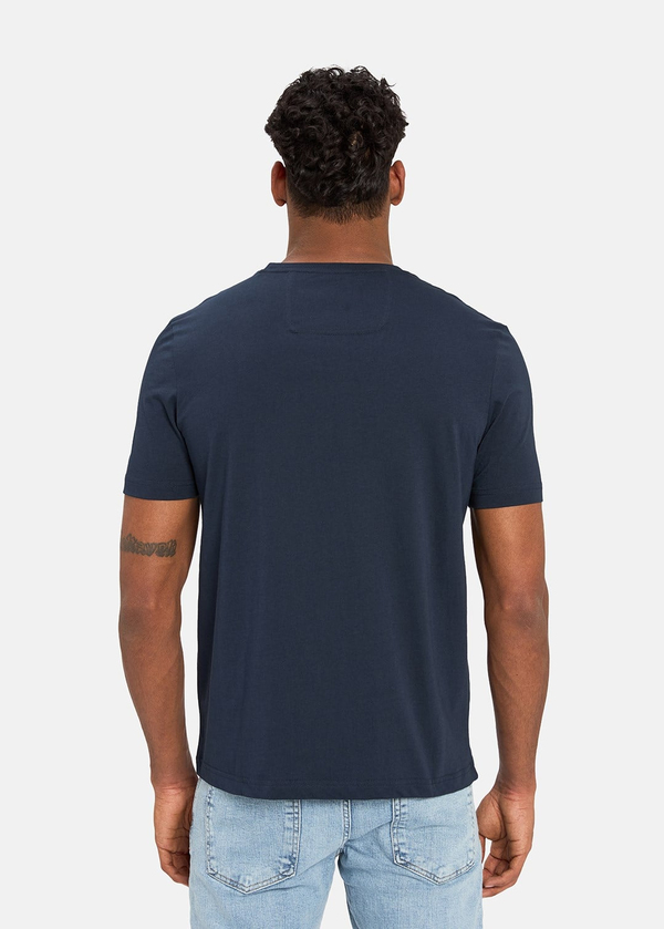 Gabbia Lacivert Classic Fit Baskılı T-Shirt
