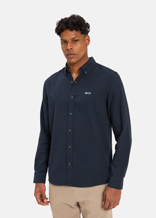 Gabbia Lacivert Classic Fit Gömlek