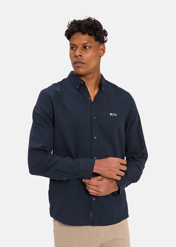 Gabbia Lacivert Classic Fit Gömlek
