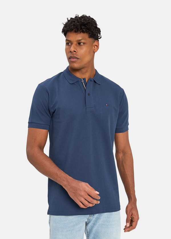 Gabbia Lacivert Classic Fit Polo Yaka T-Shirt