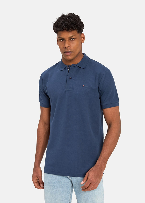 Gabbia Lacivert Classic Fit Polo Yaka T-Shirt