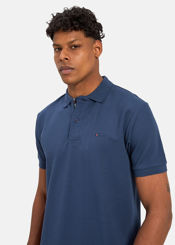 Gabbia Lacivert Classic Fit Polo Yaka T-Shirt